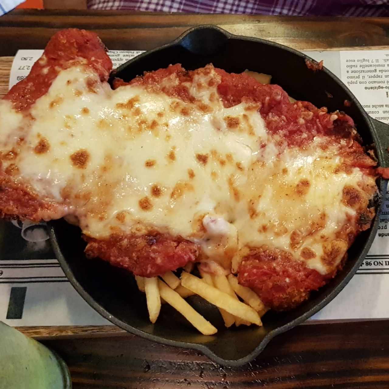 milanesa de pollo