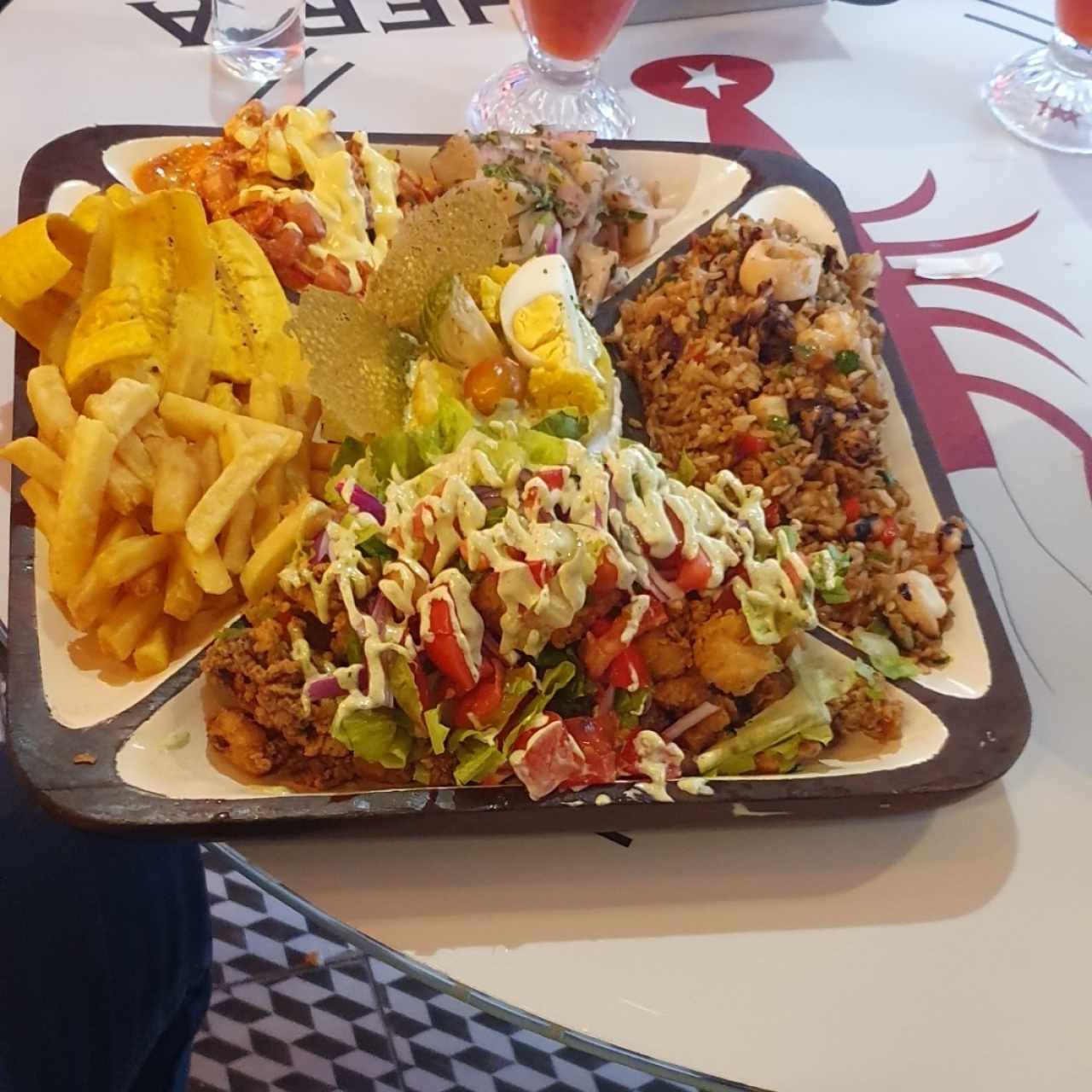 bandeja cevicheria