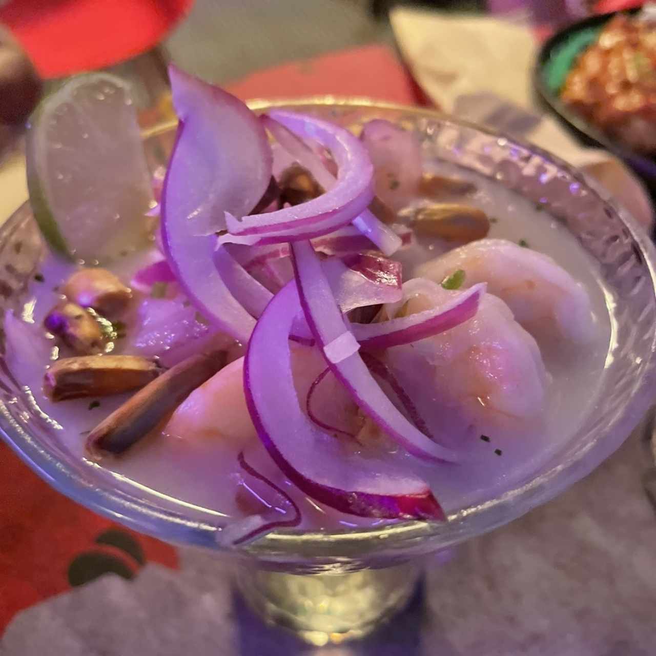 Ceviche de camaron 