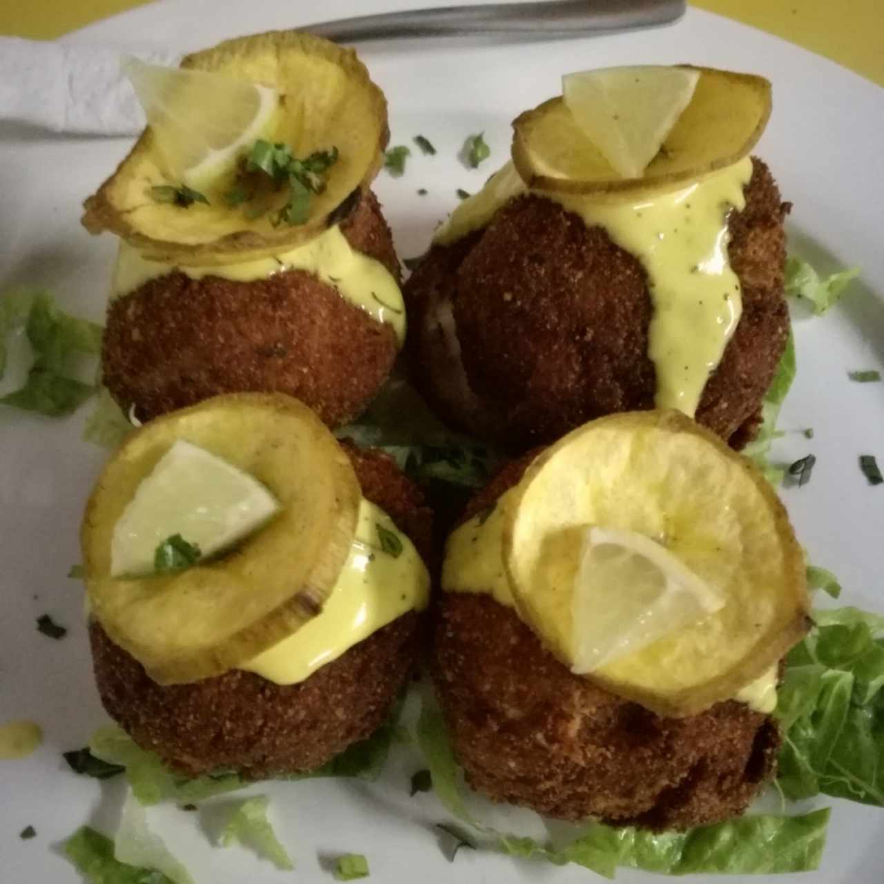 Croquetas de Yuca y Salmon