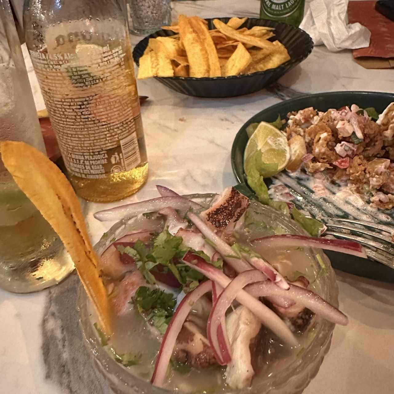 Ceviche de pulpo