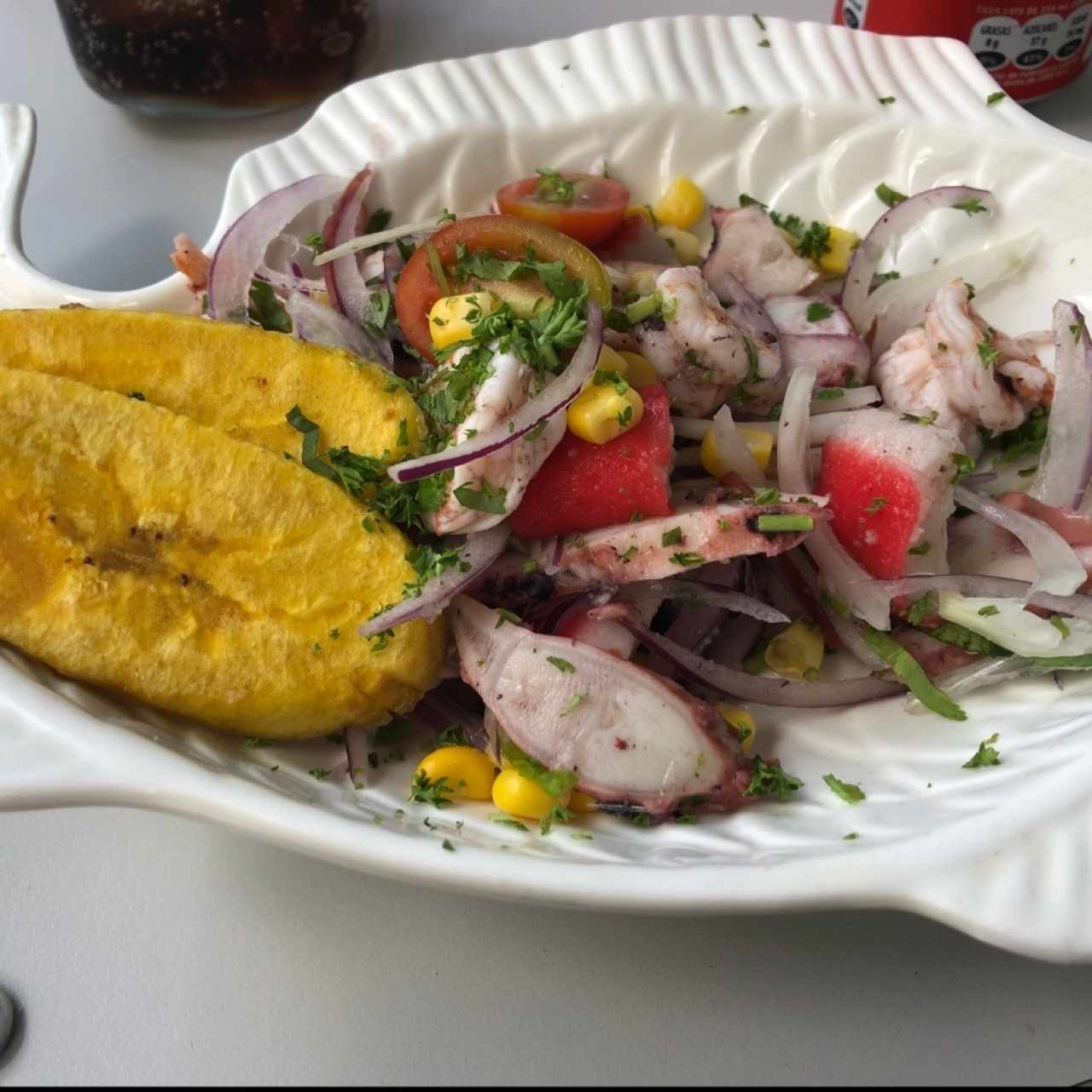 Ceviche combinación.