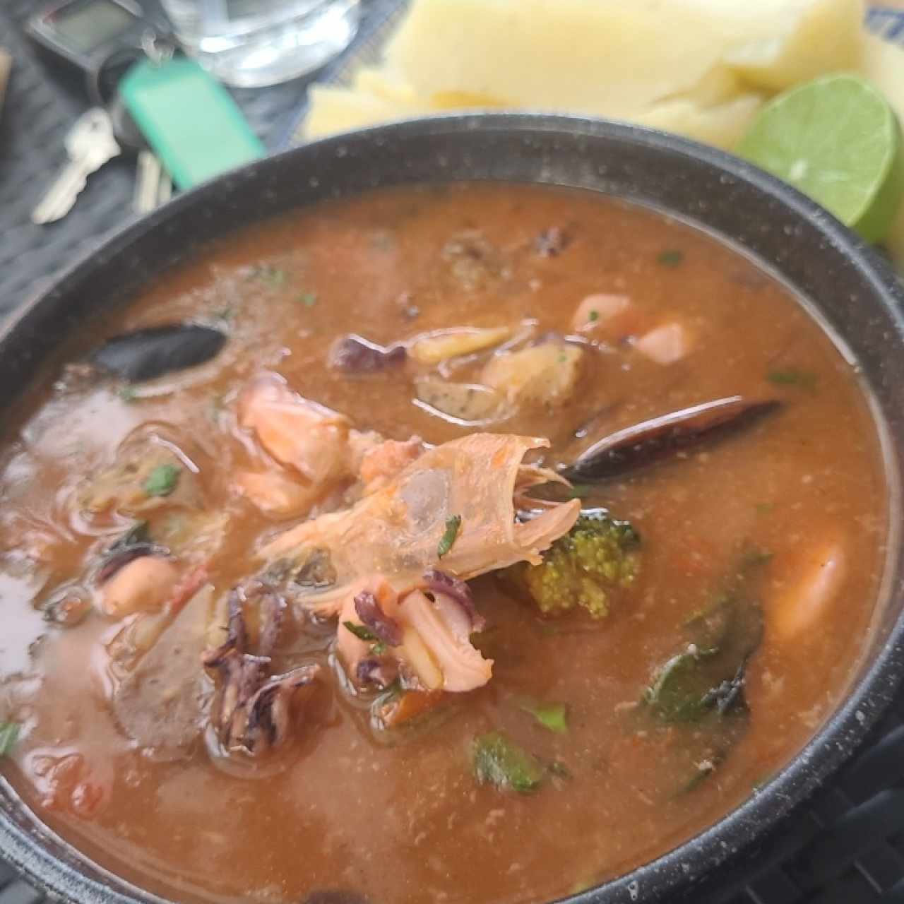 cazuela de mariscos