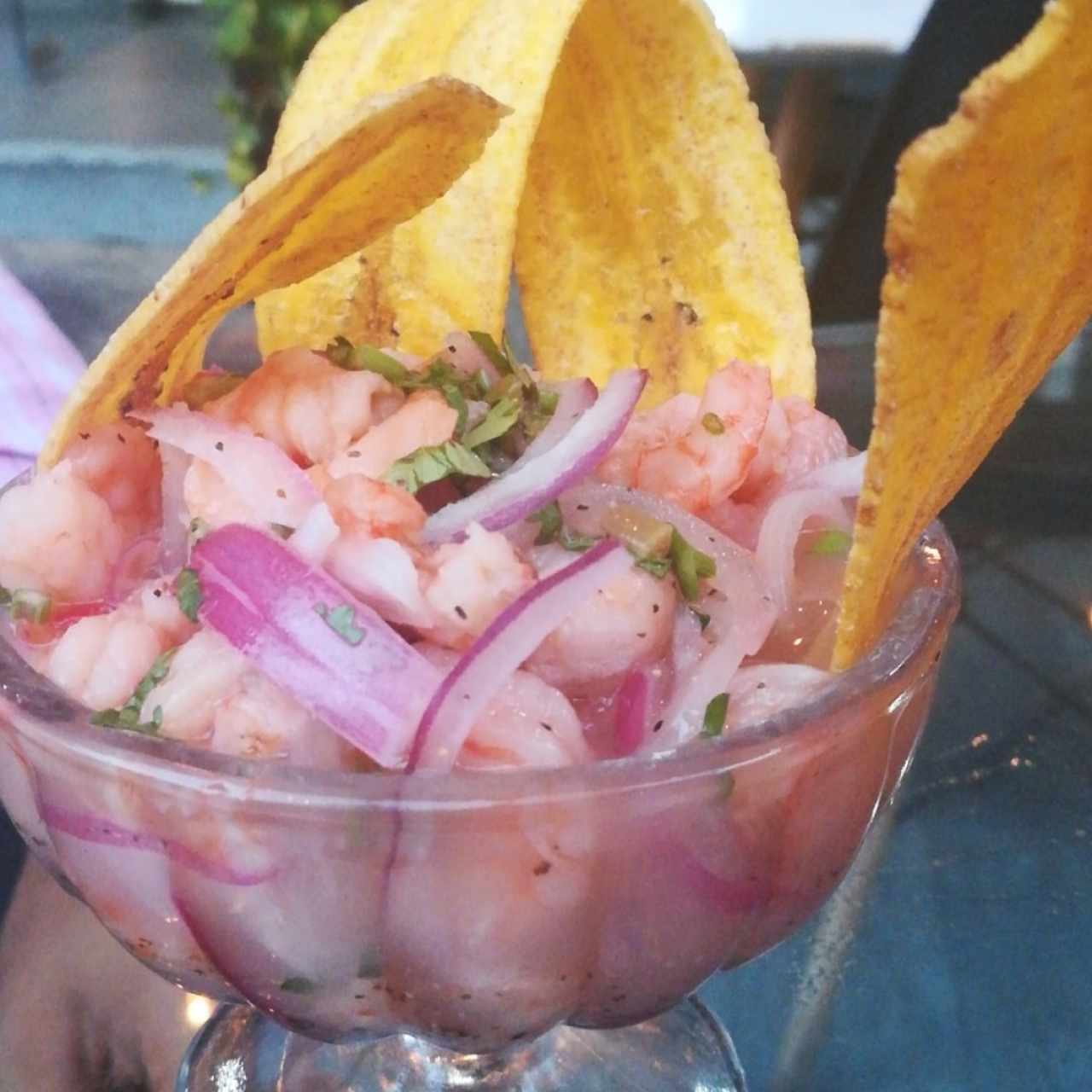 Ceviche de camarón 