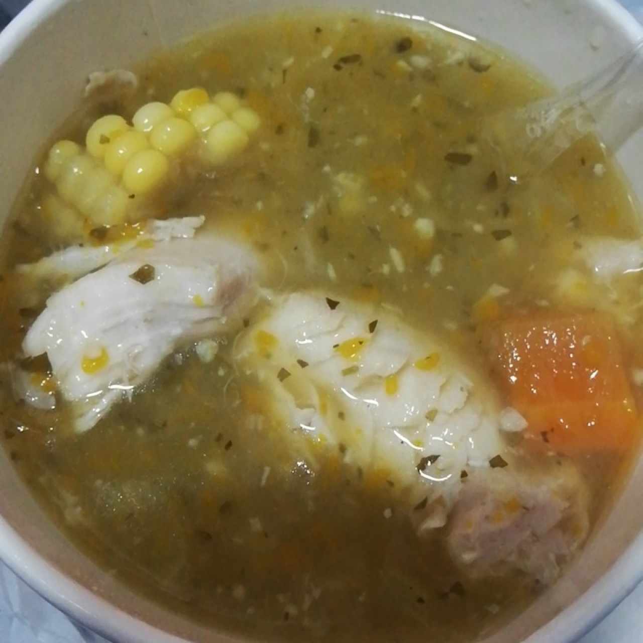 sopas de pollo👌