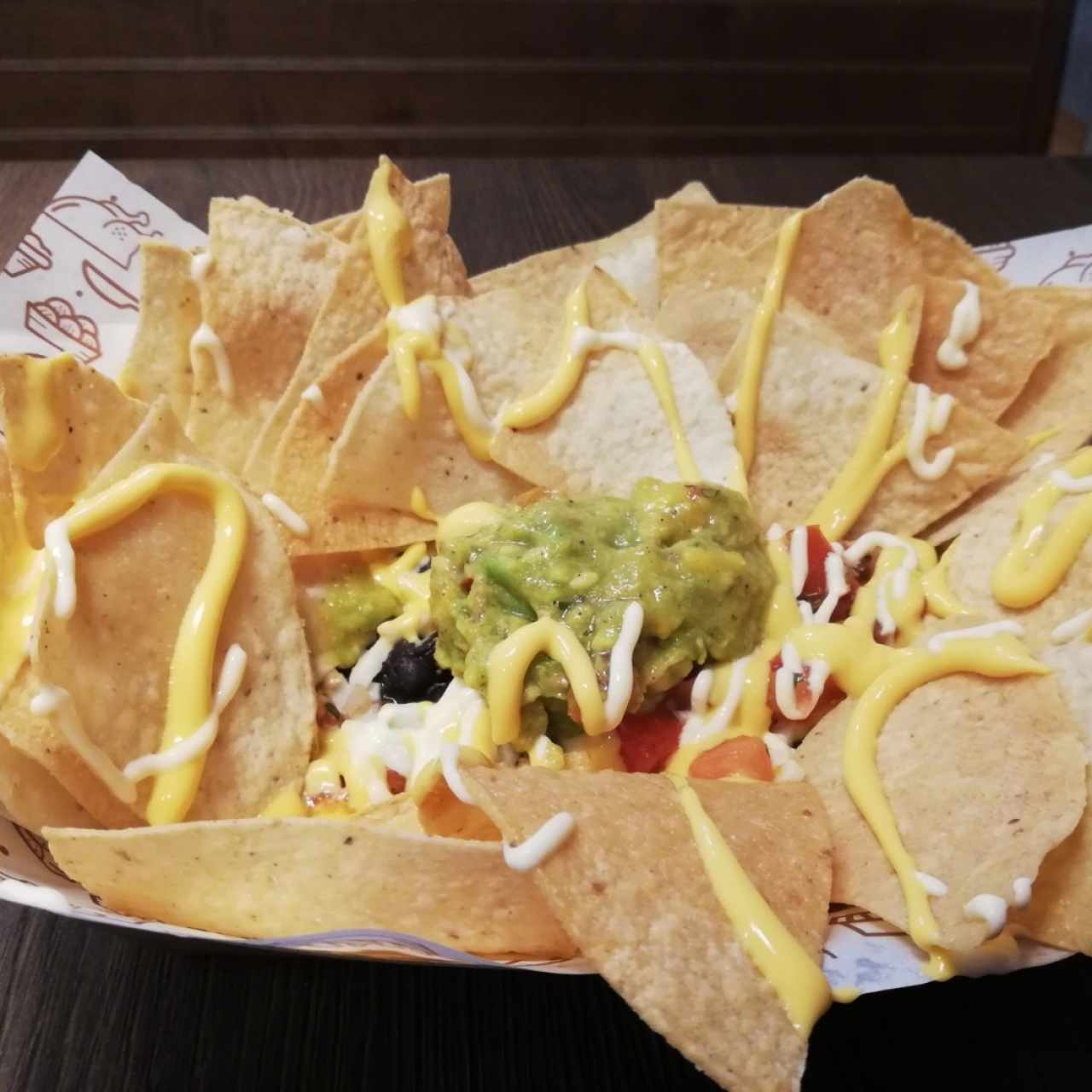 Nachos con pollo