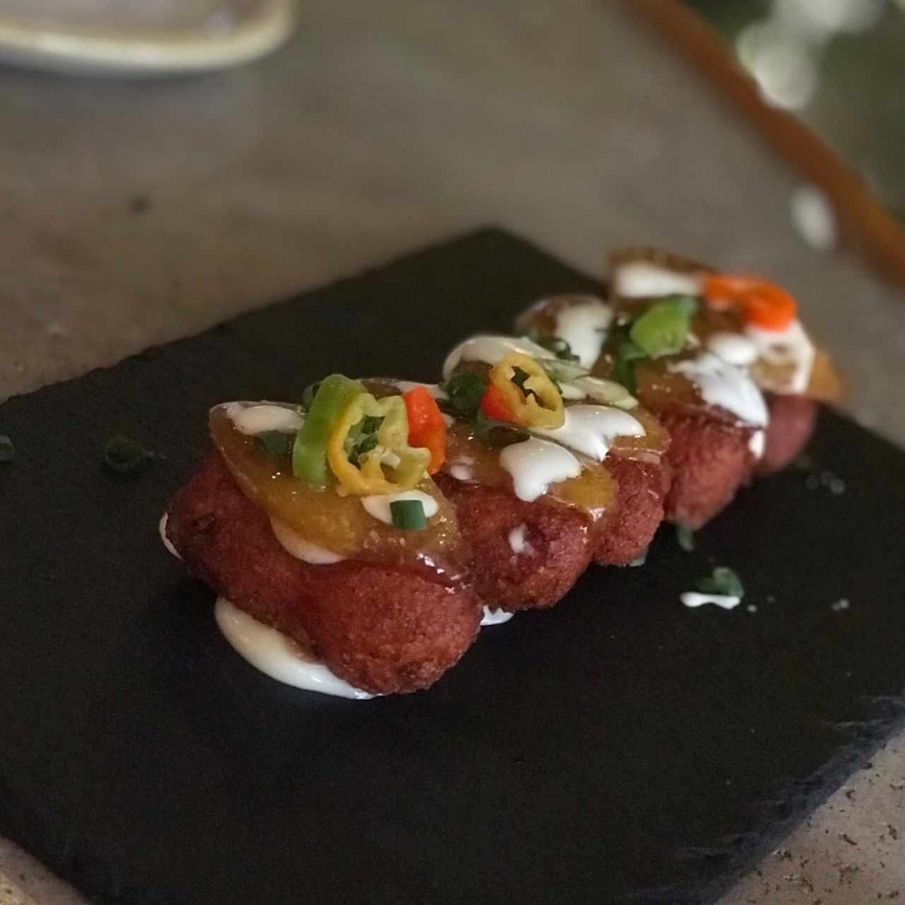 arancini de maiz con plátano