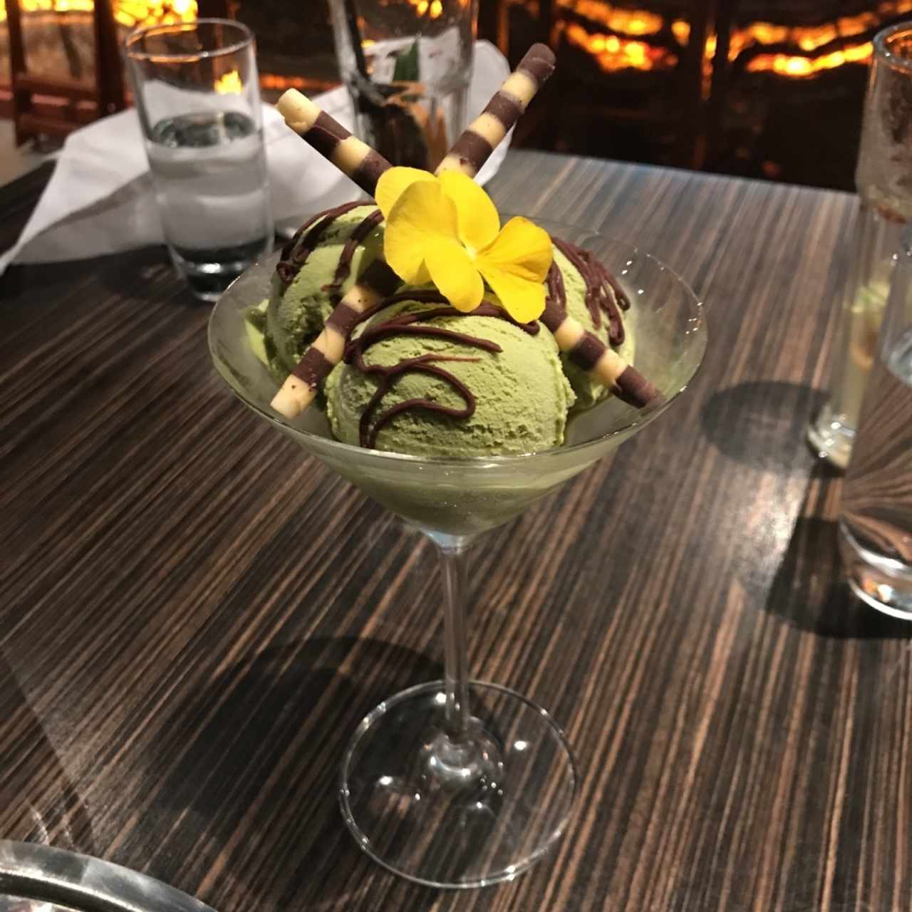 Helado de te verde😍😍!!