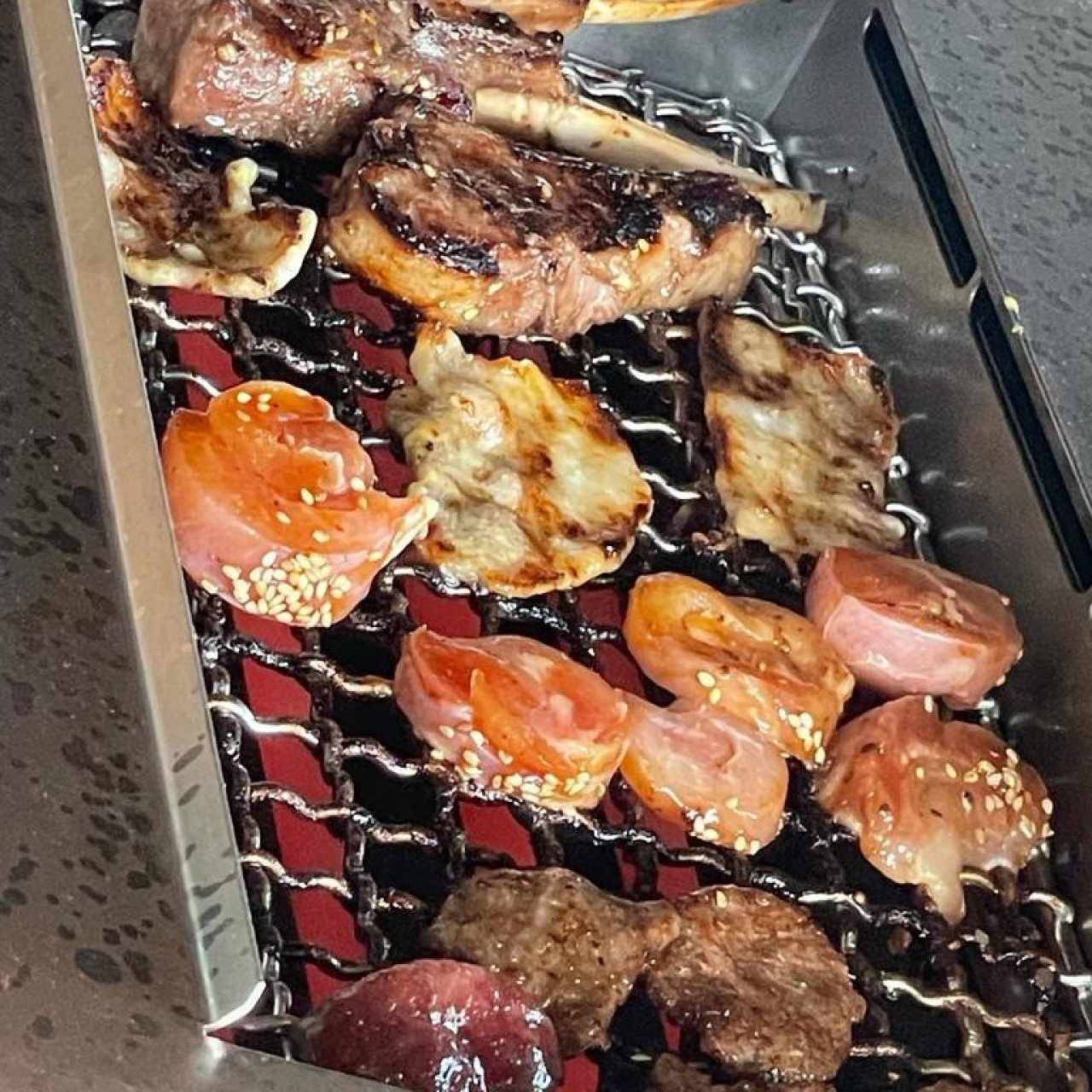 SELECCIÓN DE CARNES EN LA PARRILLA