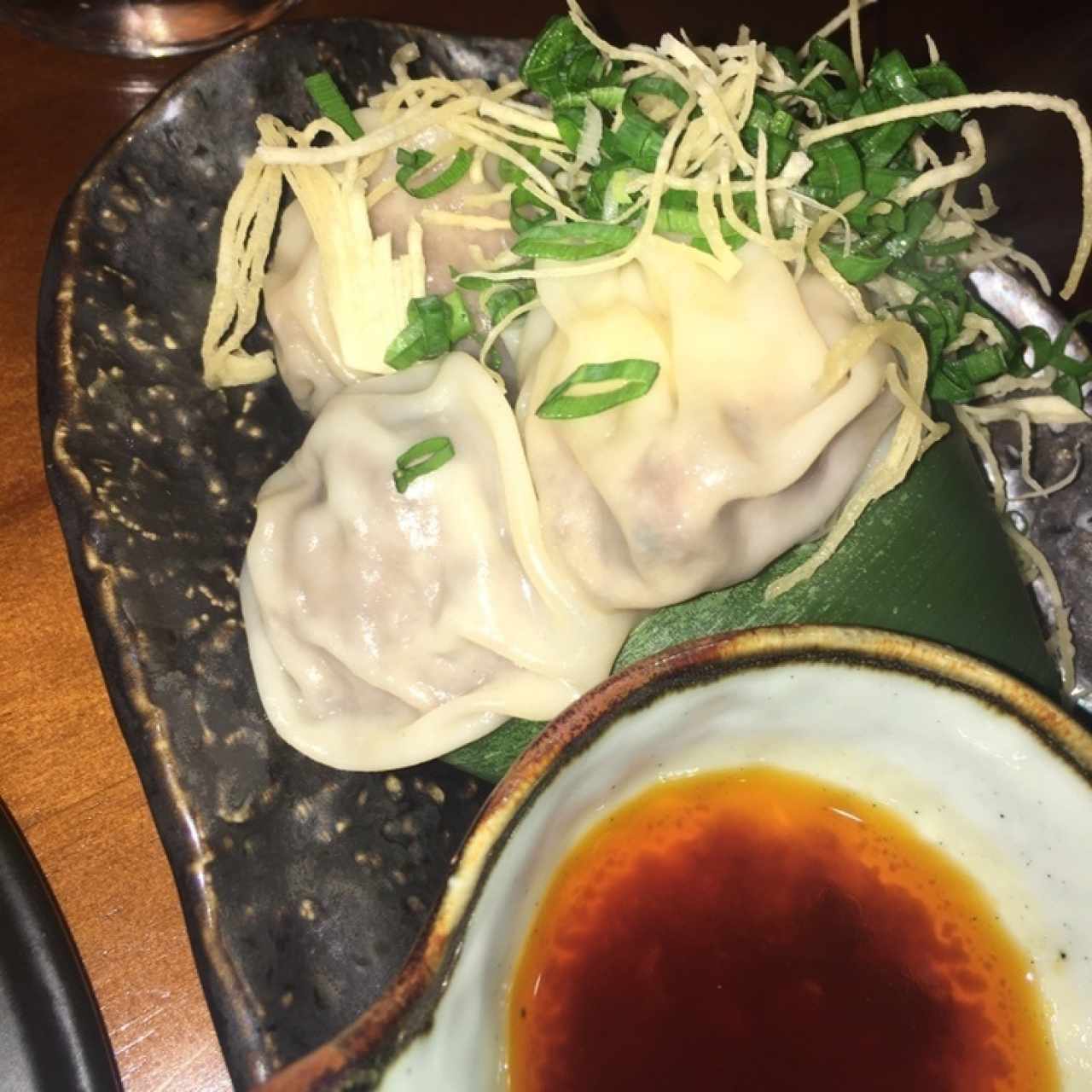 LOBSTER & WAGYU DUMPLINGS IN CHILI SAUCE