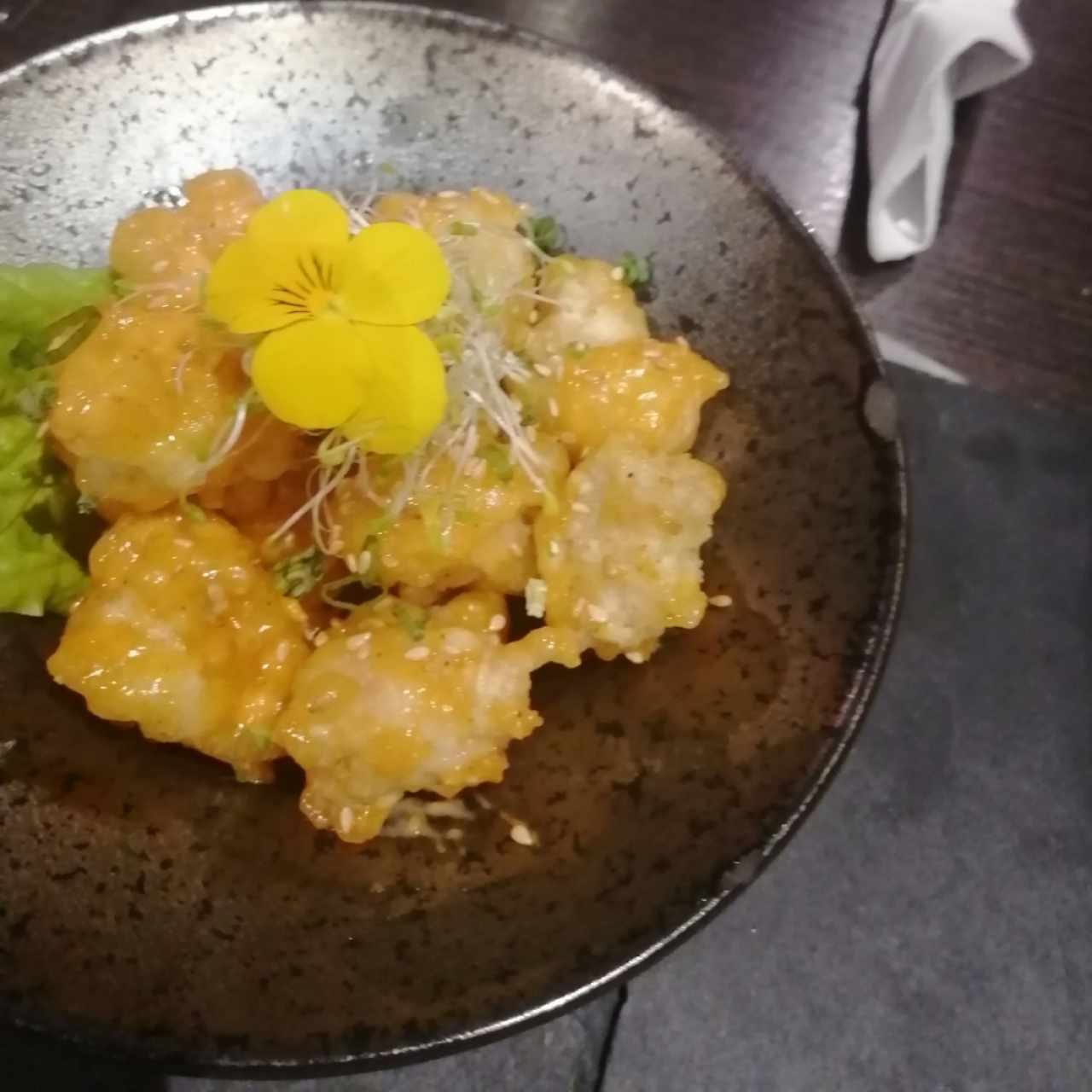 Camarones tempura 