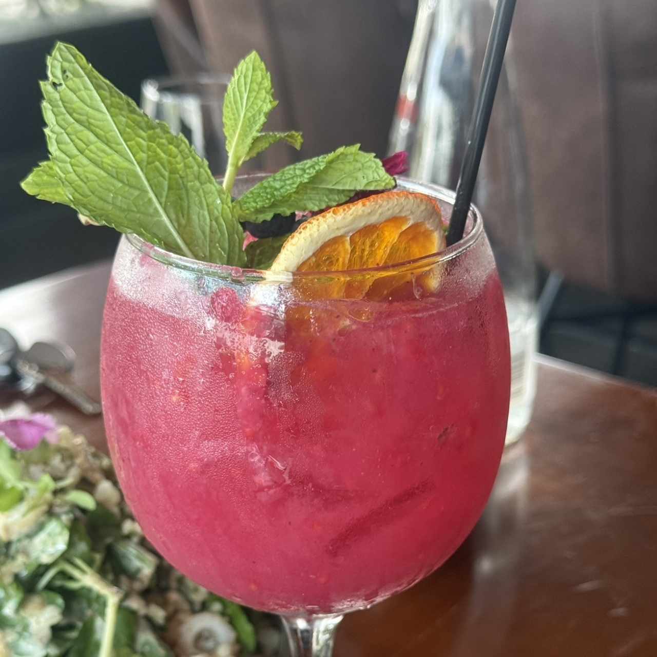 Mocktail de frutos rojos