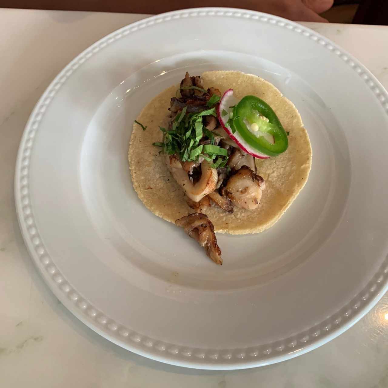 taco de pulpo