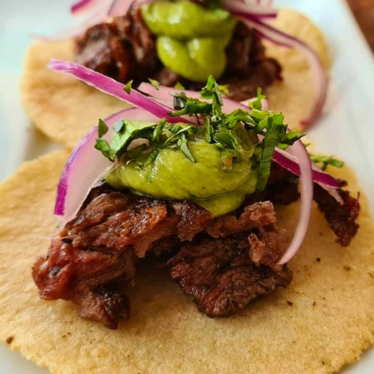 TACOS DE RIB EYE