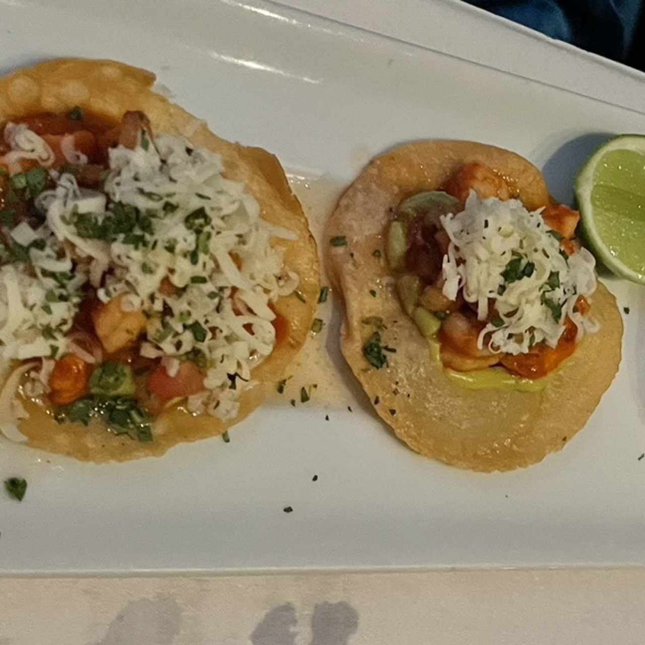 Desde México - Tostadas de Camarón