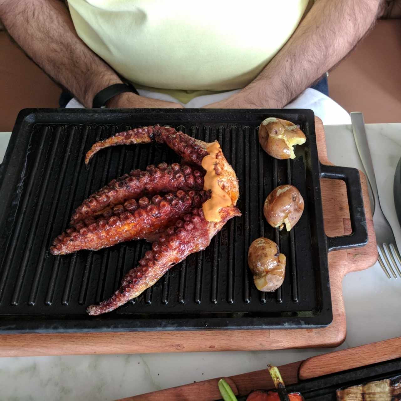 pulpo a la parrilla