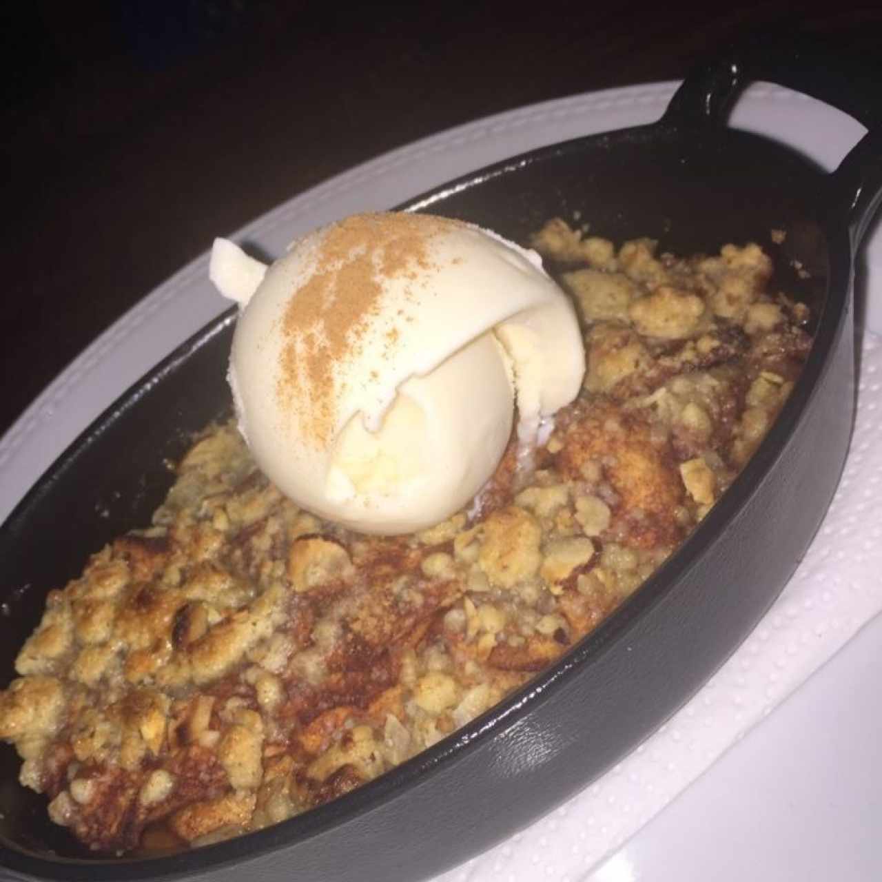 apple crumbs pie