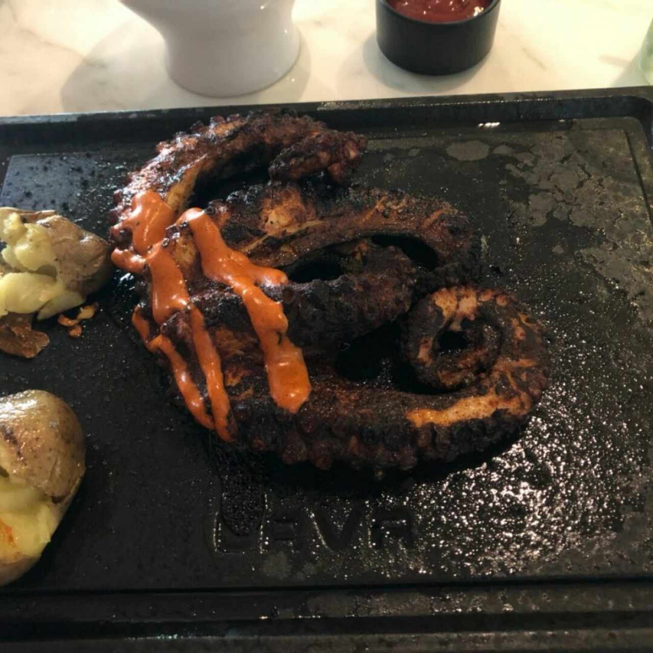 pulpo a las brasas