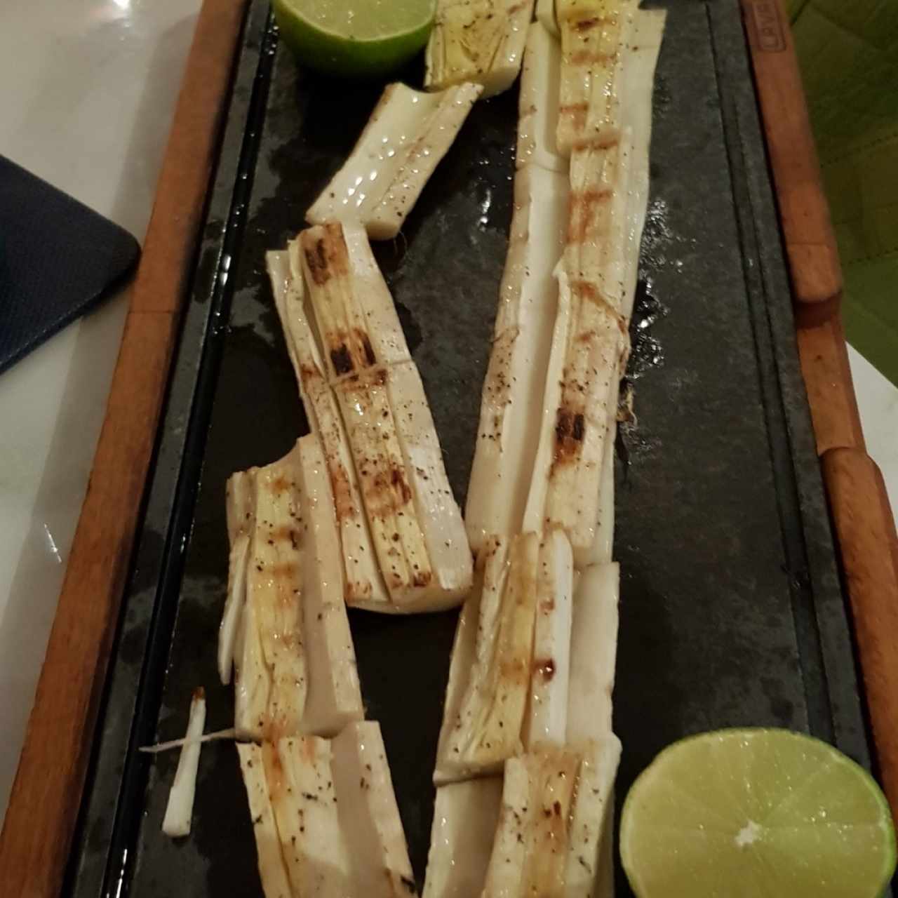 palmitos al grill