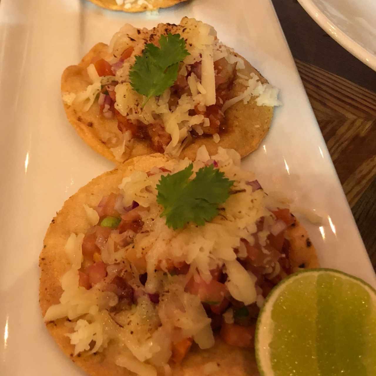 Tostadas de camarón