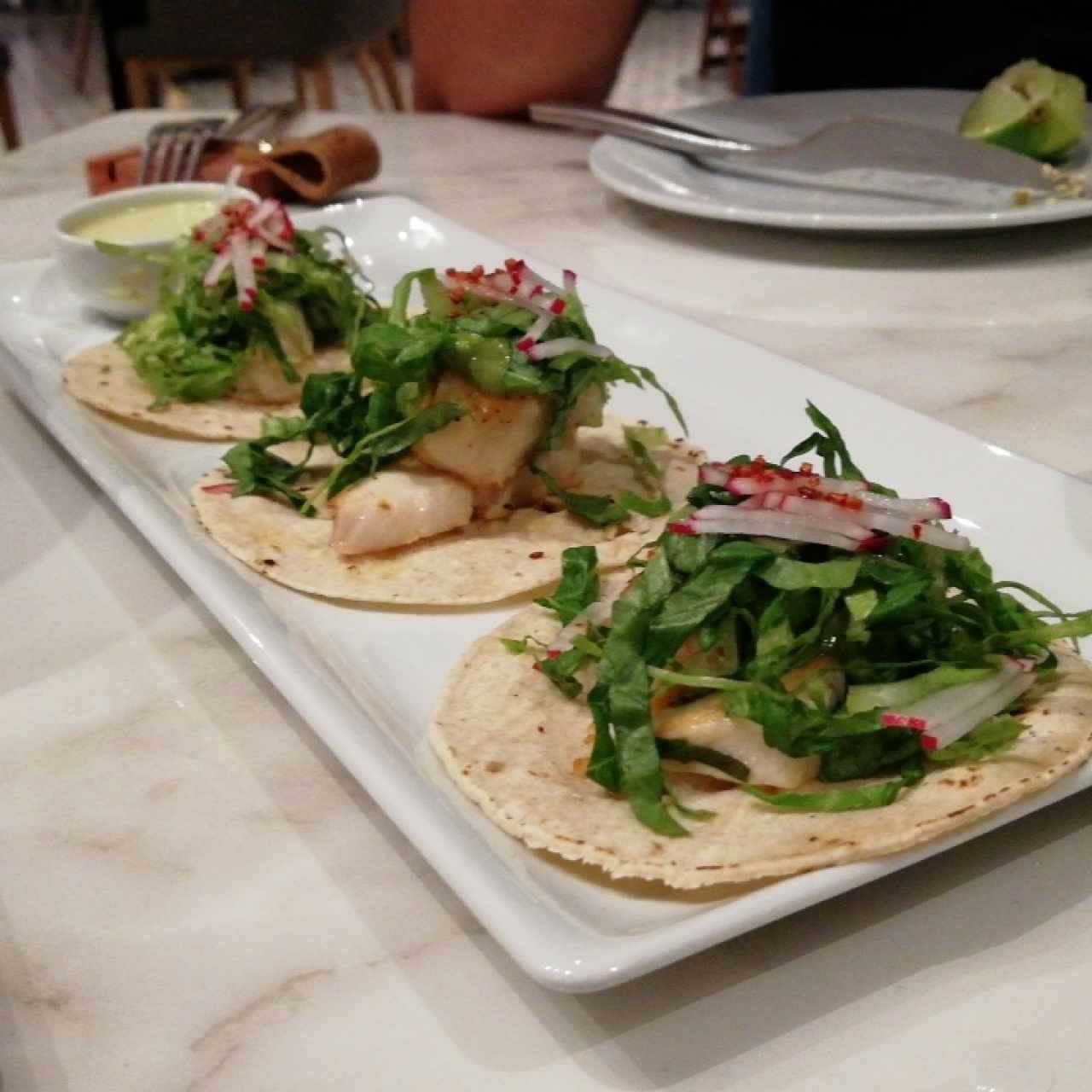 Tacos de cobia