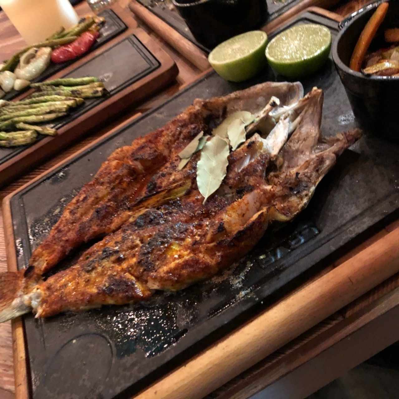 pescado a la braza