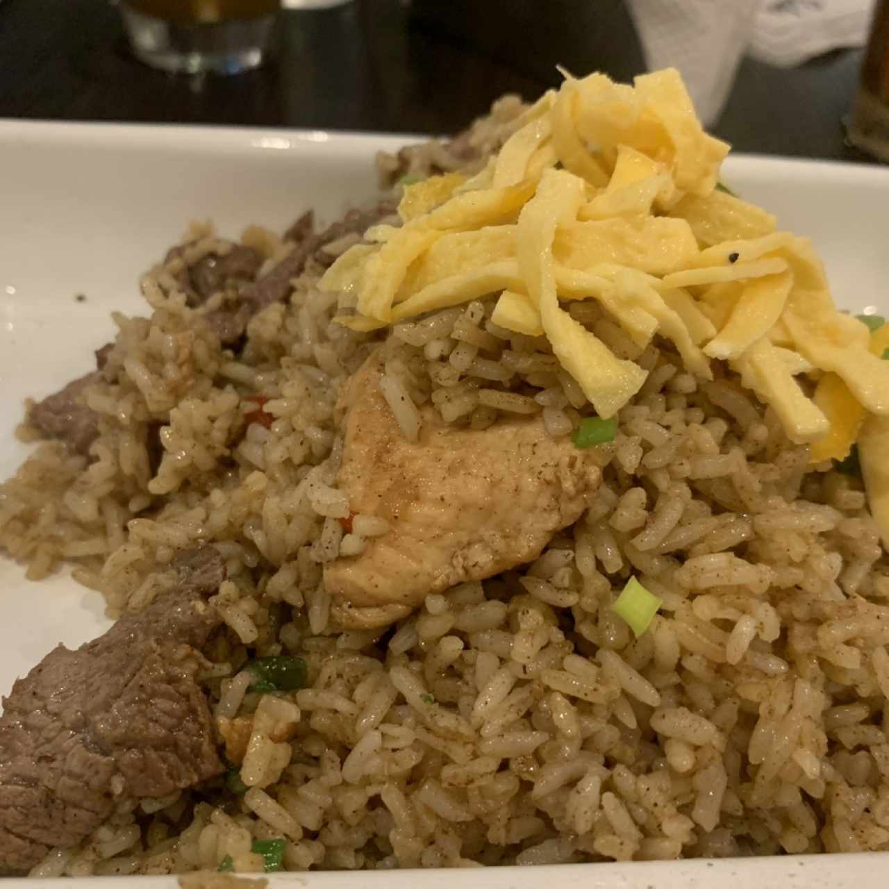 Arroz Chaufa de Pollo o Carne