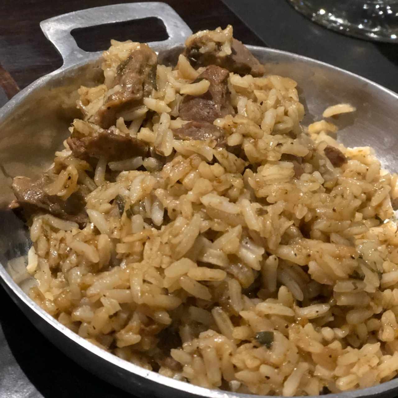 arroz con mollejas