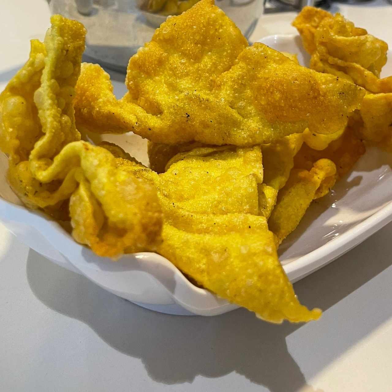 Wanton frito de camaron