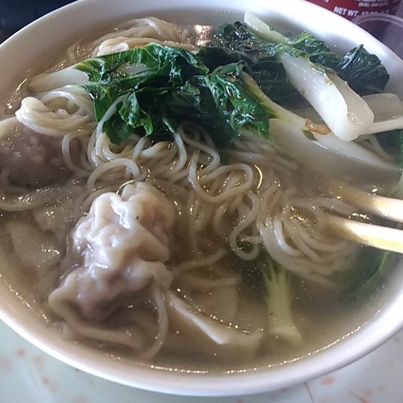 sopa de wanton 