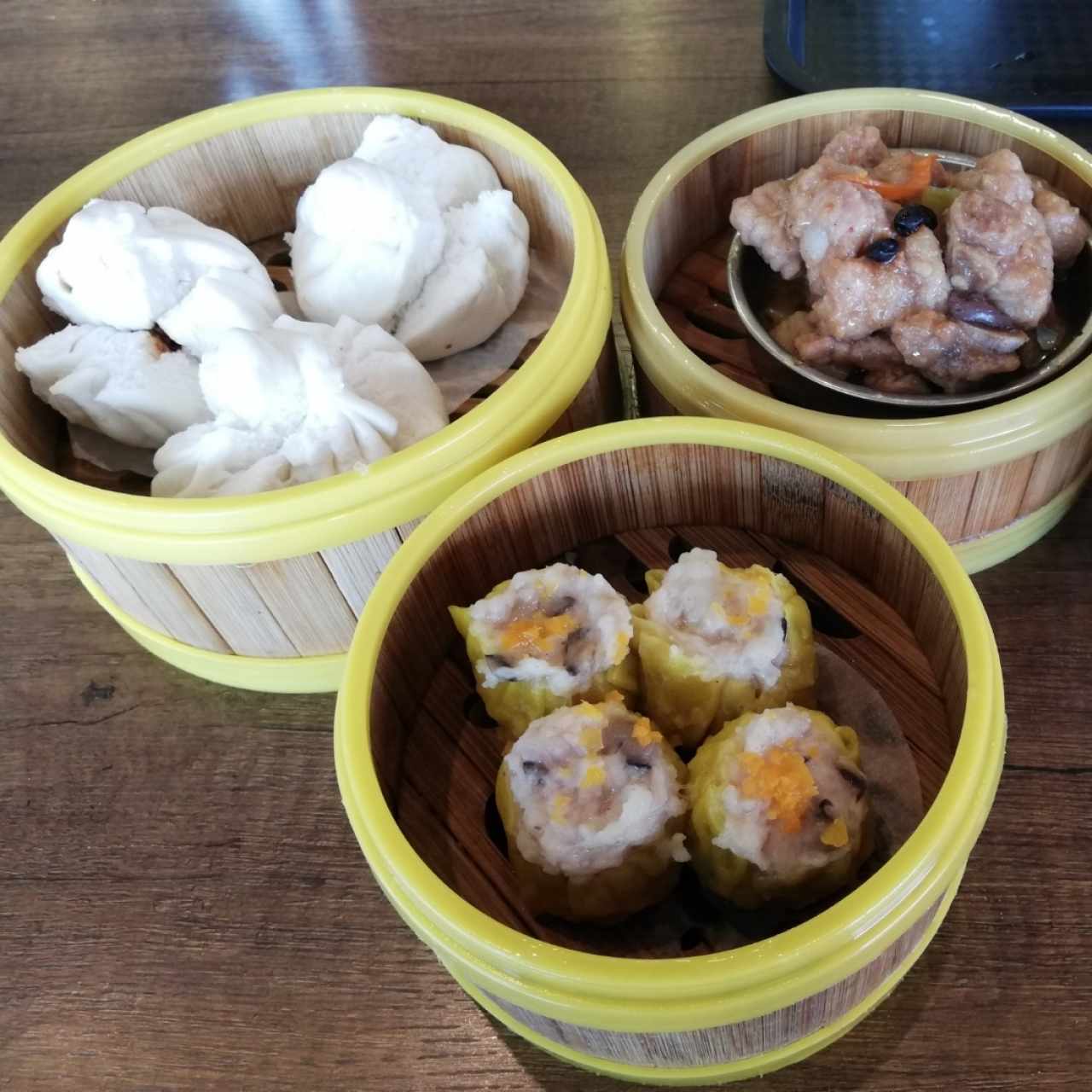 siu mae, ham pao y costillitas