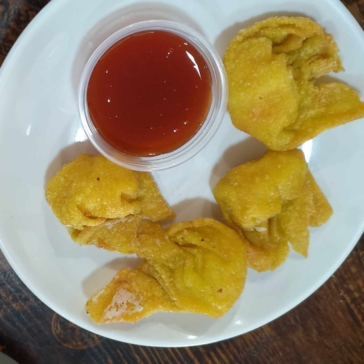 Extras - Wanton Frito de camarón con salsa agridulce