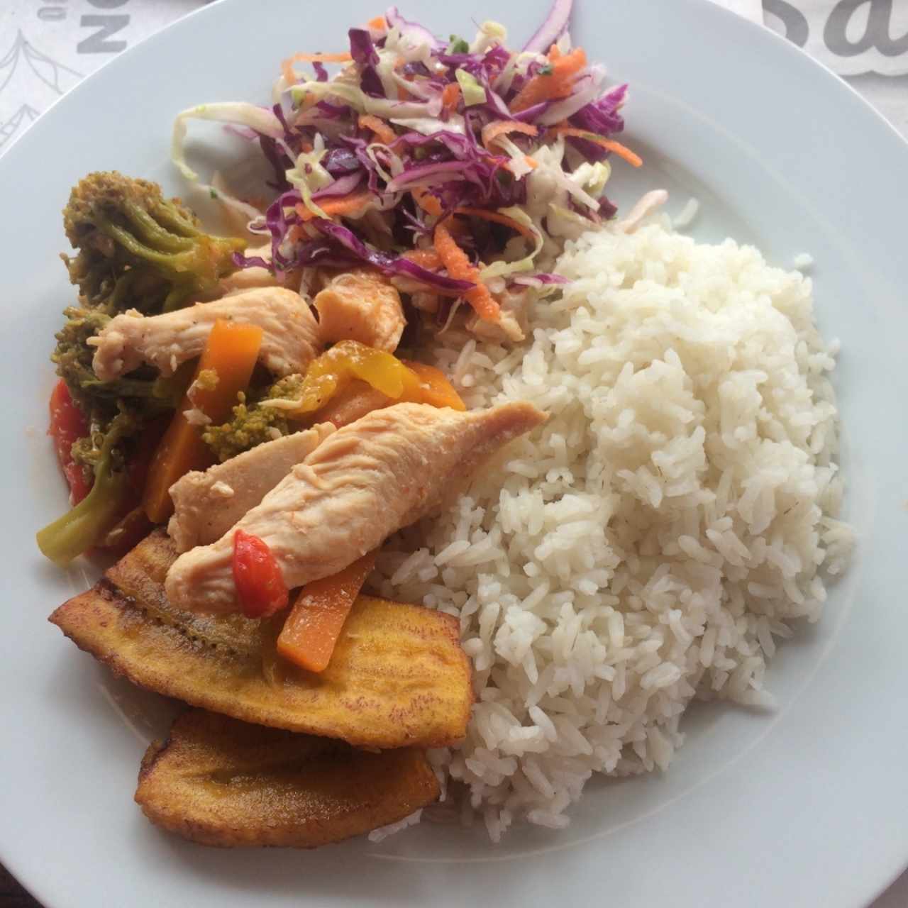 pollo con vegetales