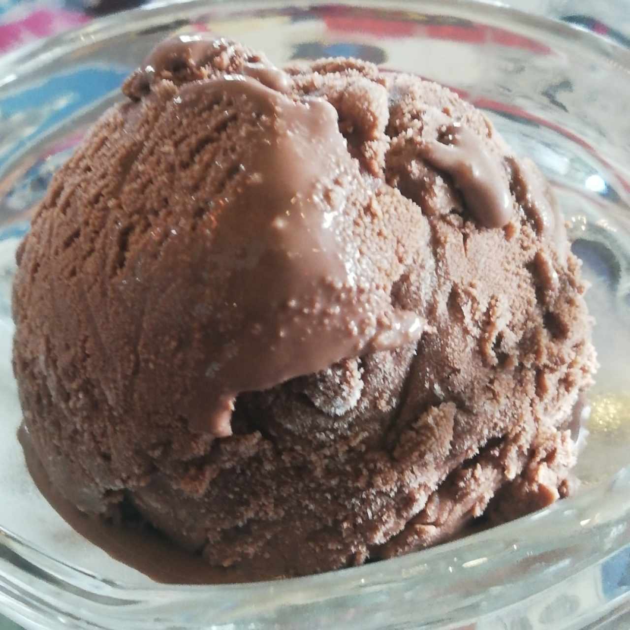 helado de chocolate