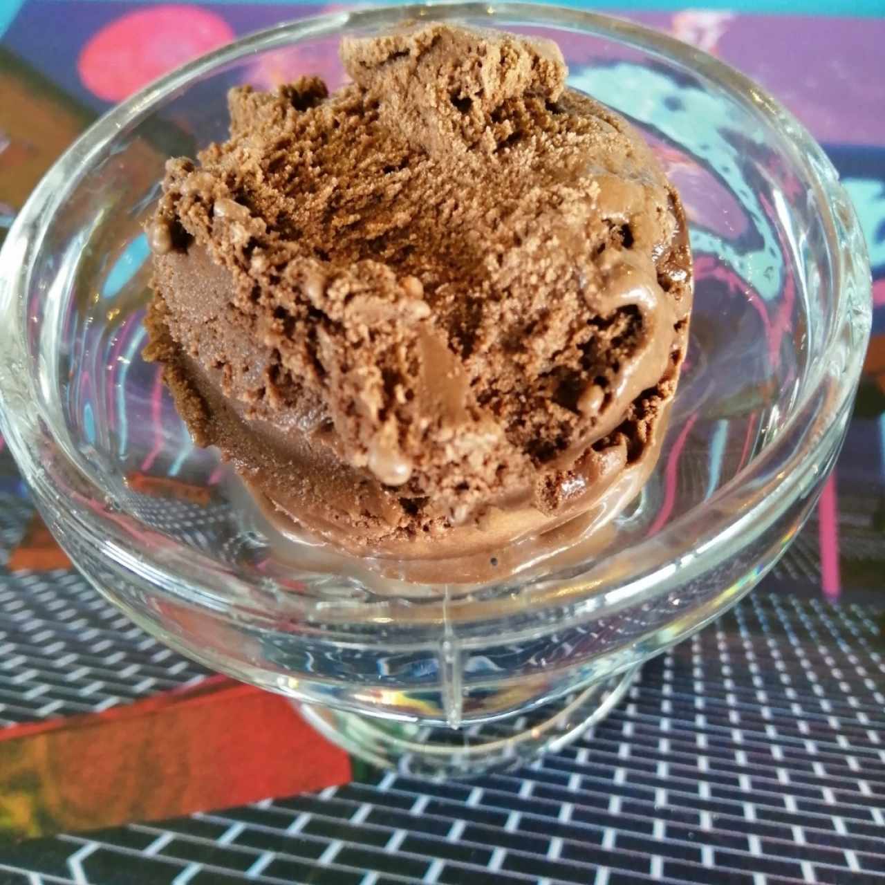 Helado chocolate