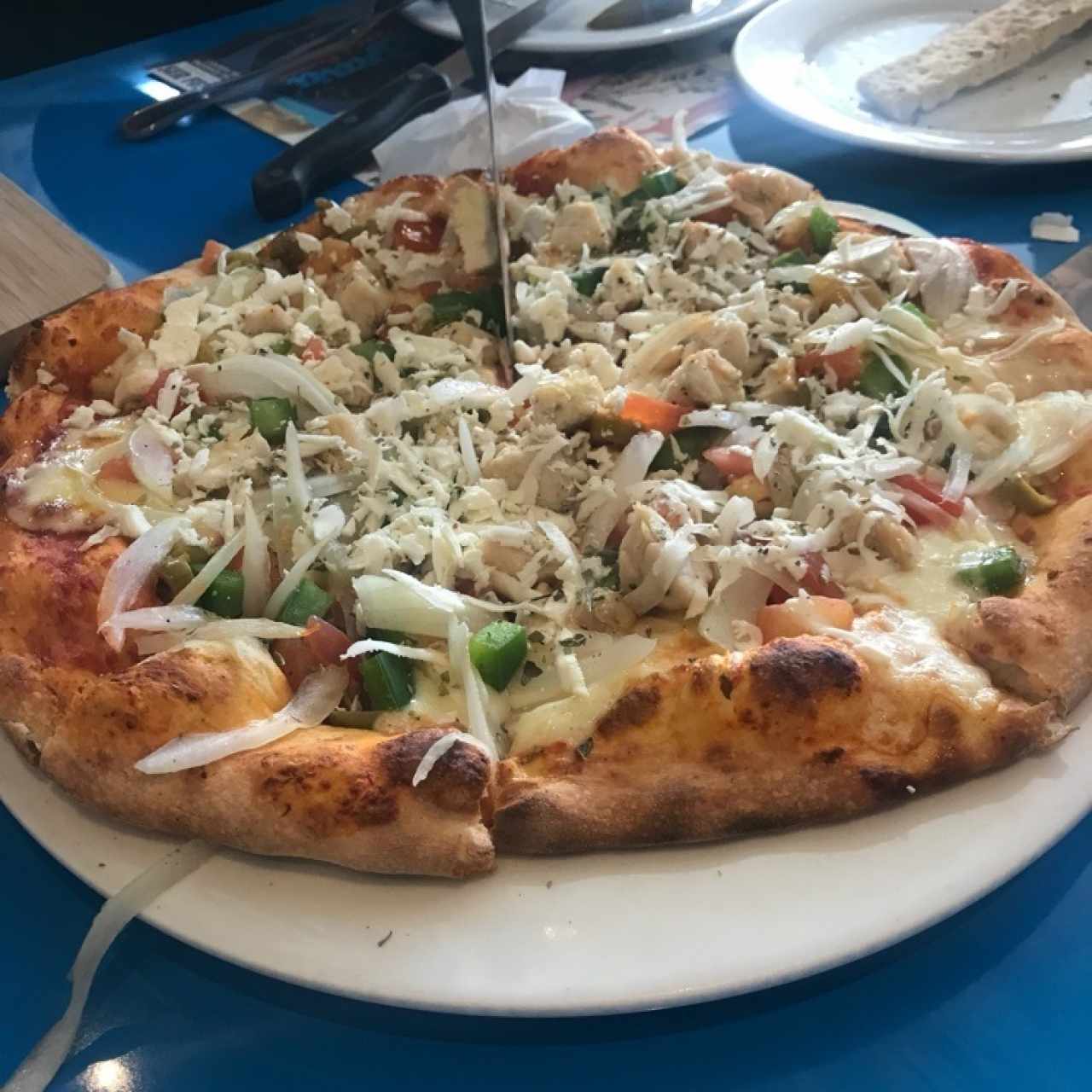 pizza de pollo (especialidades )