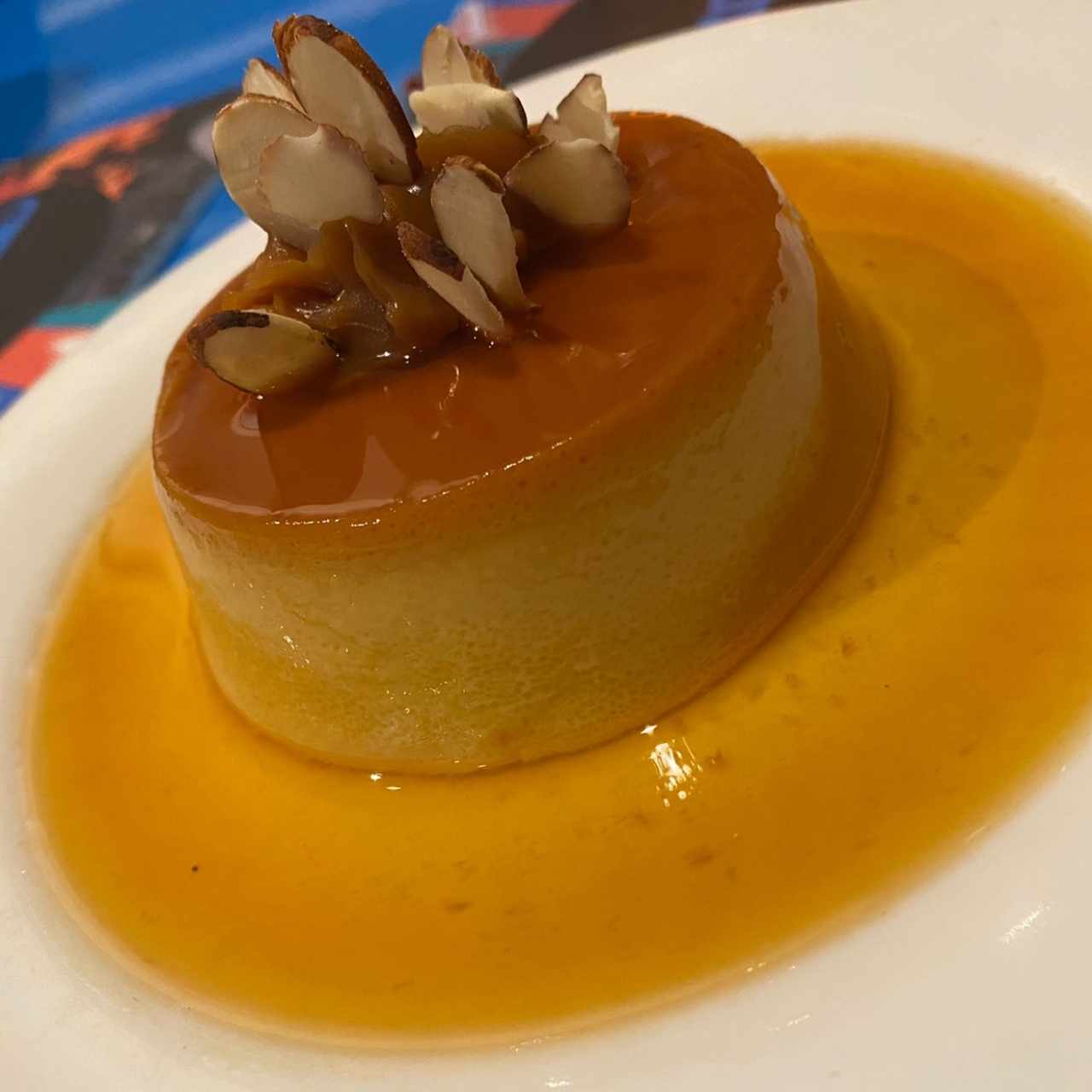 Flan casero con dulce de leche