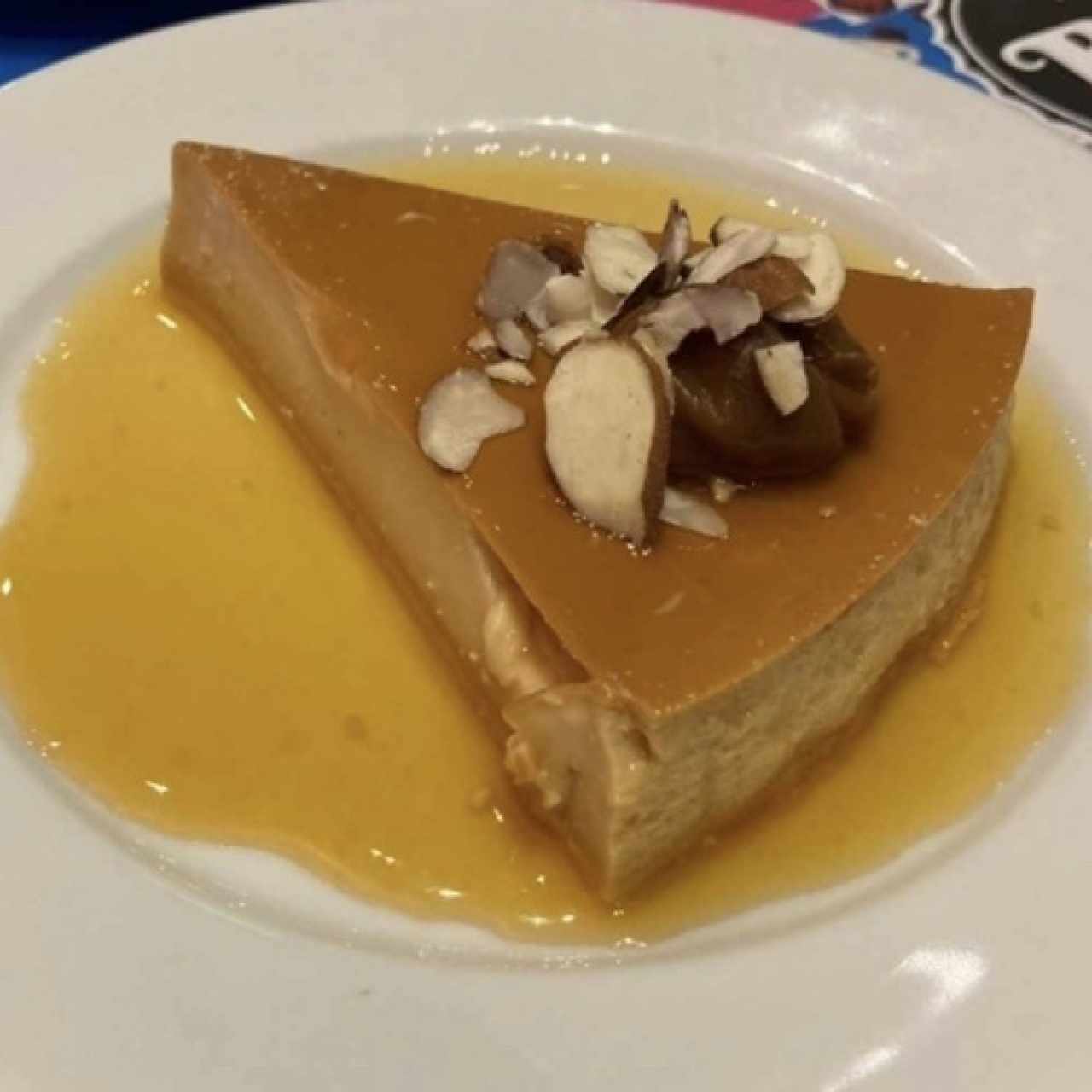 Flan casero con dulce de leche