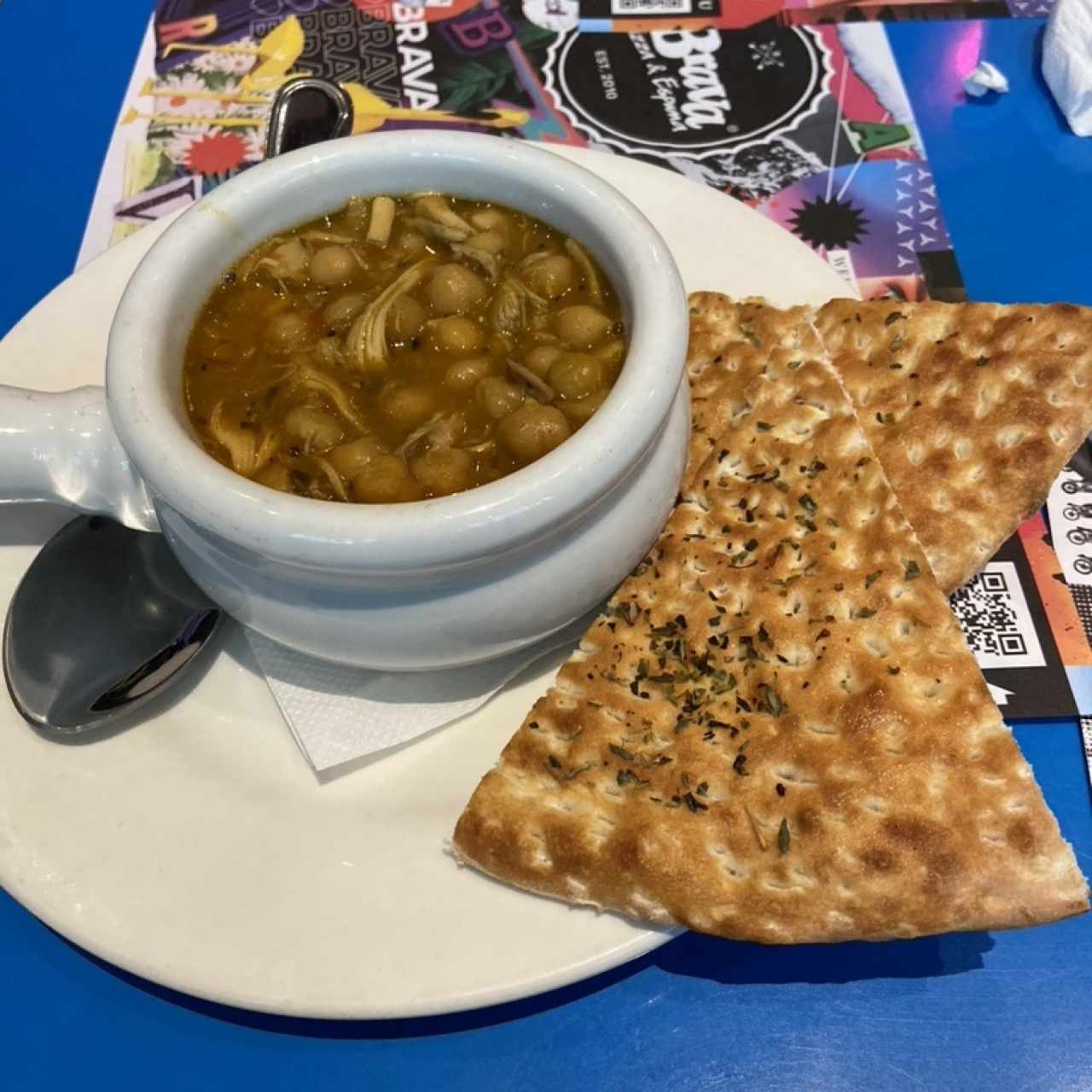 Sopa de garbanzos