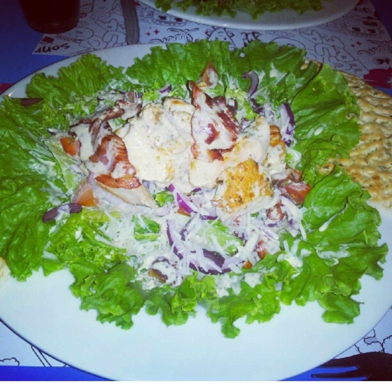 Ensalada Caesar con pollo