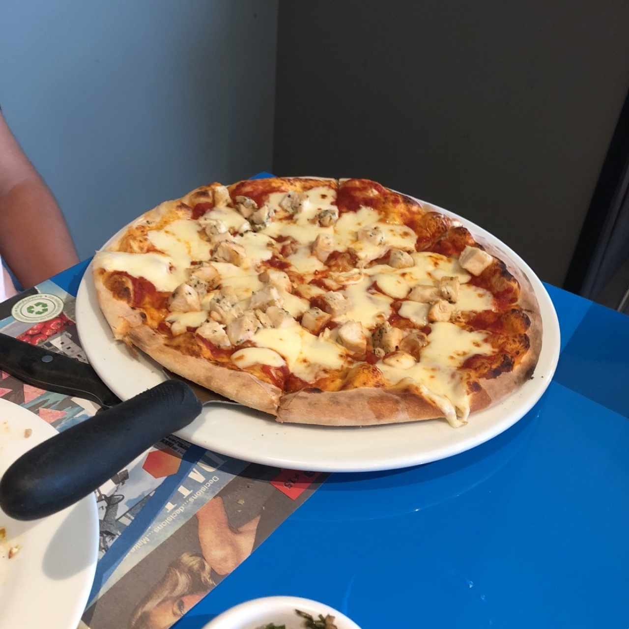 pizza de pollo