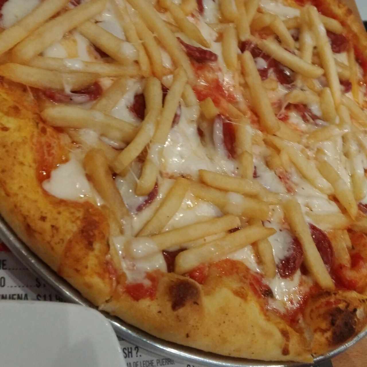 Pizza Salchipapas