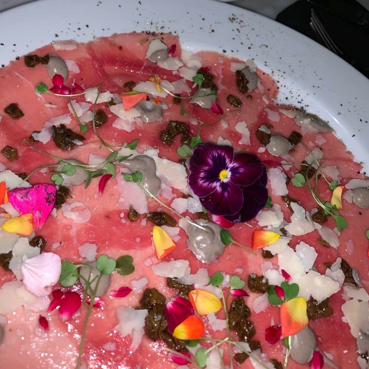 carpaccio de res