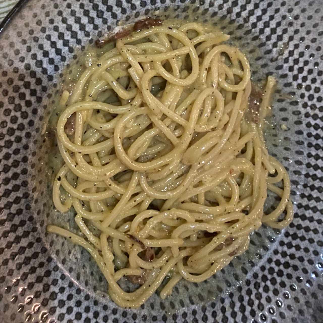 Tonnarelli alla Carbonara Verace