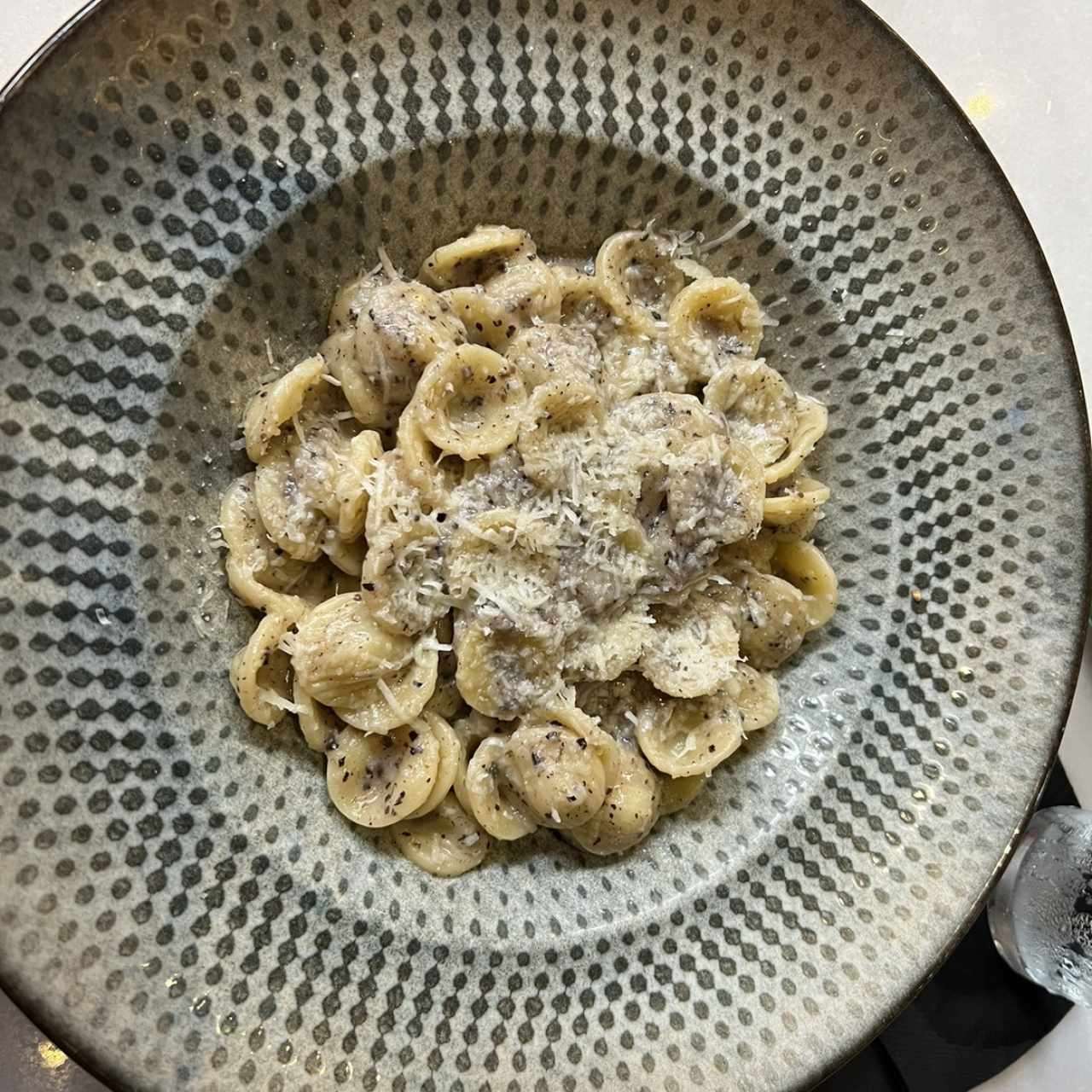 Orecchiette Cacio e Pepe al Tartufo