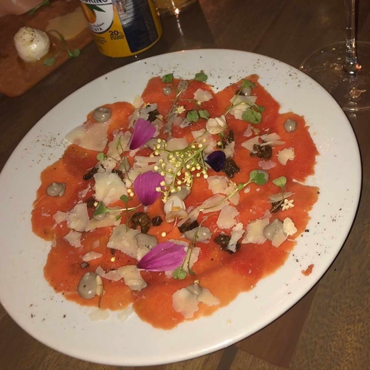 Carpaccio - Cena de Año Nuevo 