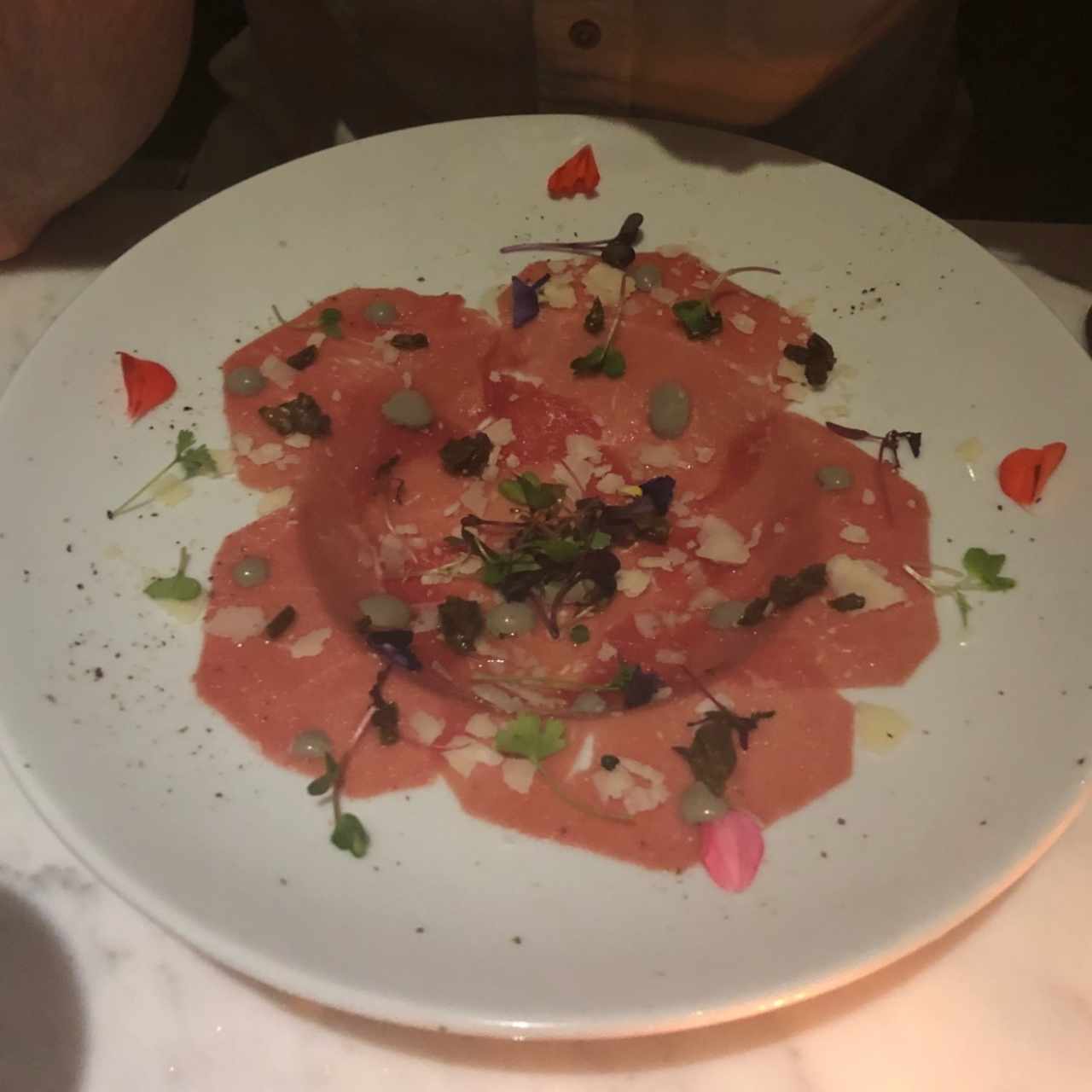 carpaccio di manzo