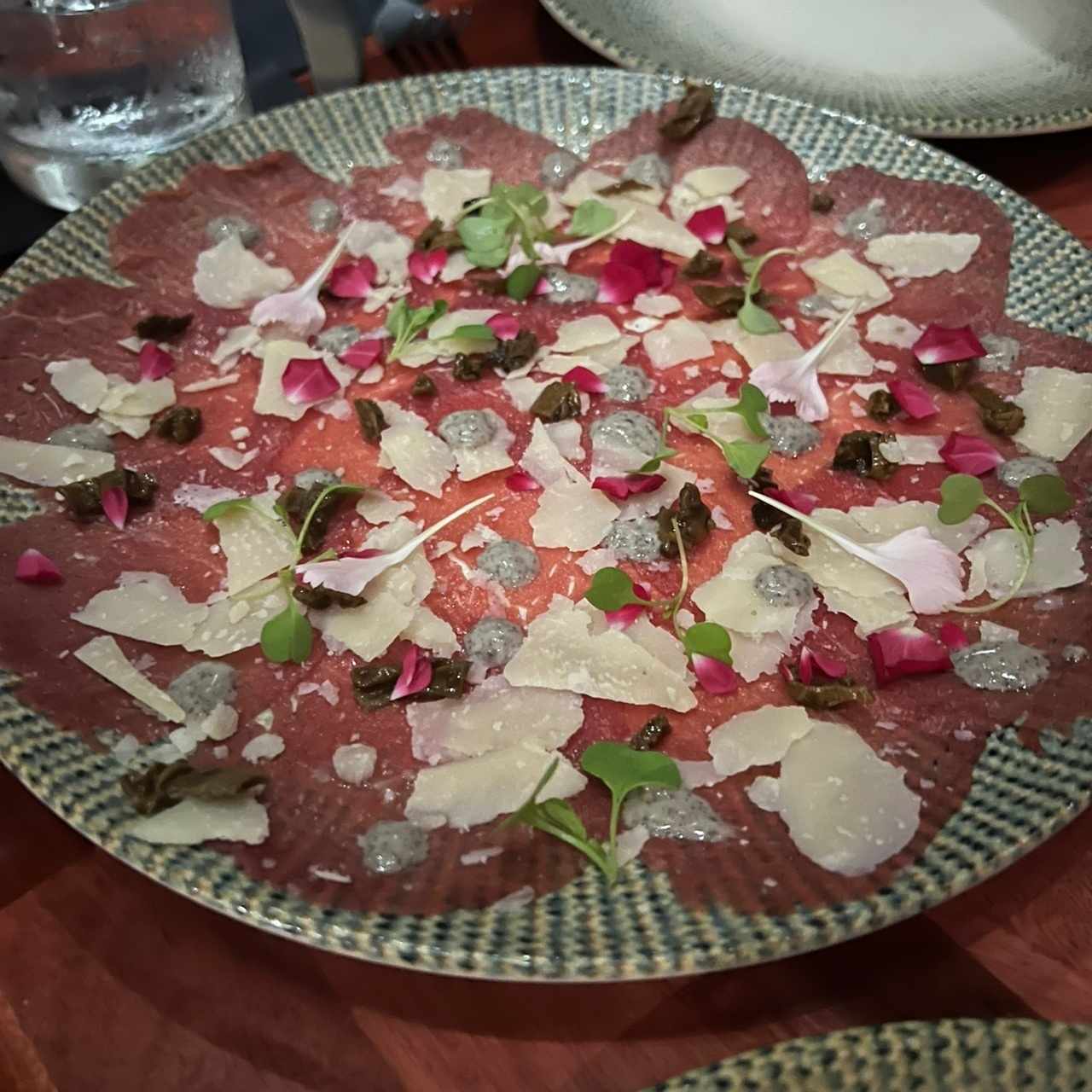 Antipasti - Carpaccio al Tartufo