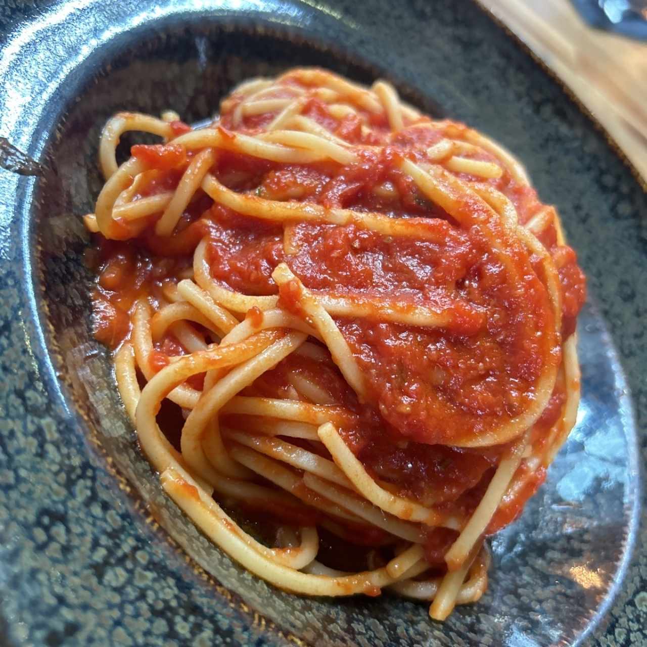 pasta de salsa roja