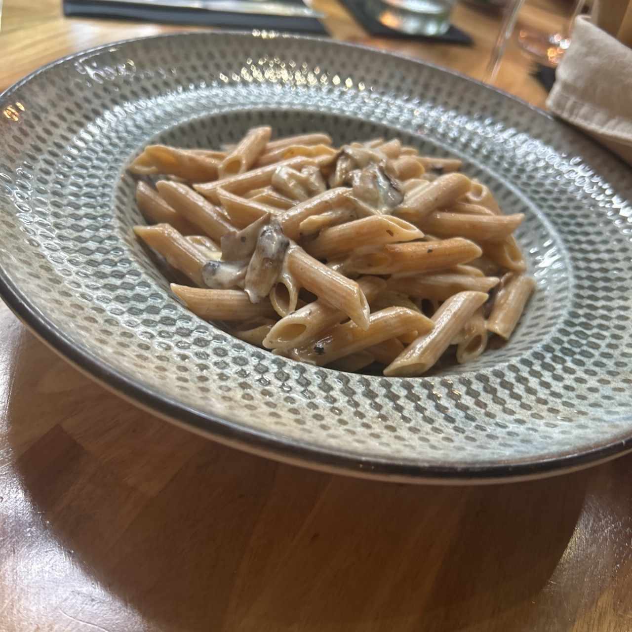 pasta de hongos